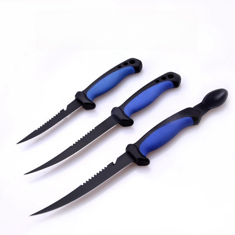 Stainless steel back tooth fish knife