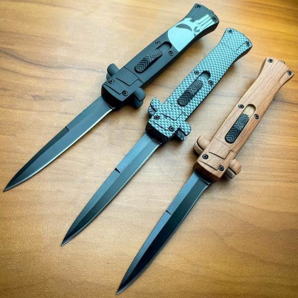 OTF Stiletto Knife - Collector Finish 70