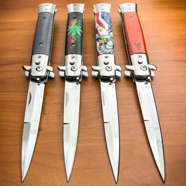 Cuchillo Stiletto Italiano - Acabado de Coleccionista 76