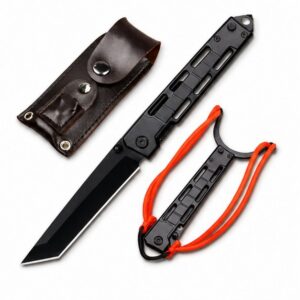 8INCH Tanto Camping Folding Slingshot Knife