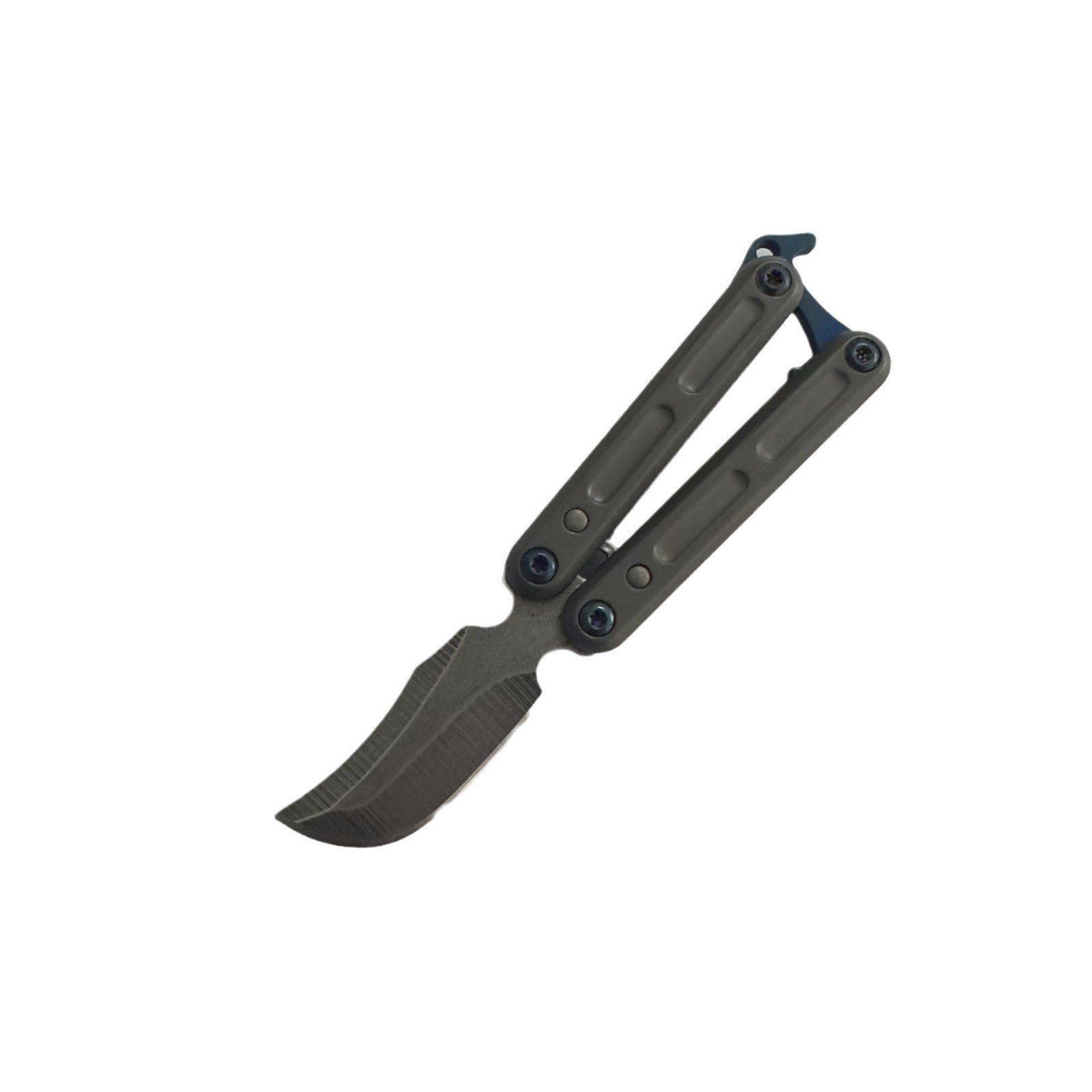 Mini Butterfly Knife Mini Balisong​ Tainless Steel Practice Knife Key Sharp Fruit Knife