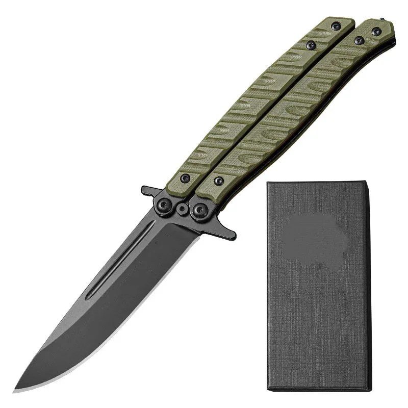 Butterfly knife folding knife survival tool multi-function knife outdoor knife portable outdoor survival knife fruit knife