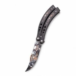 Balisong Borboleta CSGO Treinadora T&aacute;tica de Combate