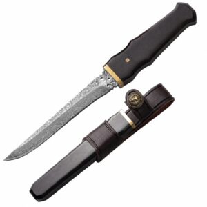 Damascus steel knife household outdoor multi-purpose knife portable