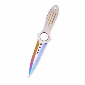 Outdoor diving straight knife second generation portable jungle knife high hardness skeleton knife