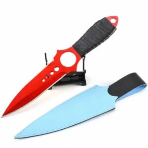 Game peripheral skeleton knife crimson web 26CM full metal craft ornaments model
