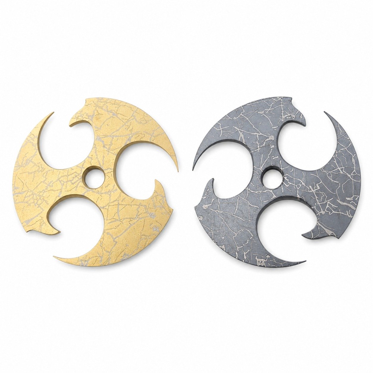 CNC titanium TC4 ninja stars
