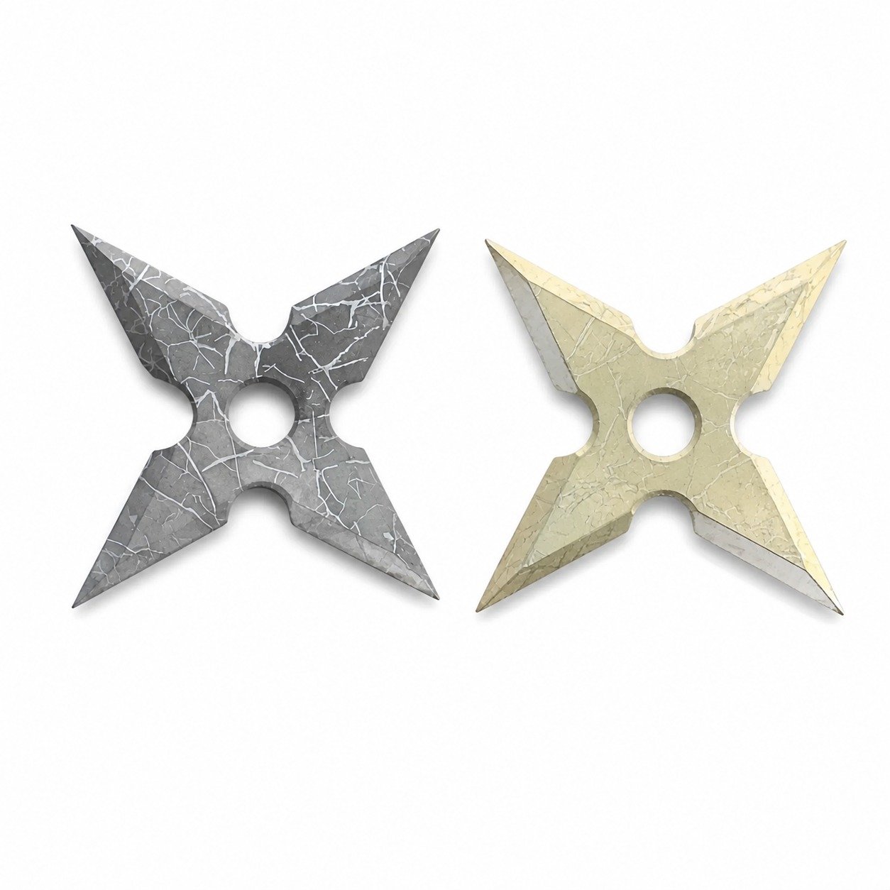 CNC titanium TC4 ninja stars