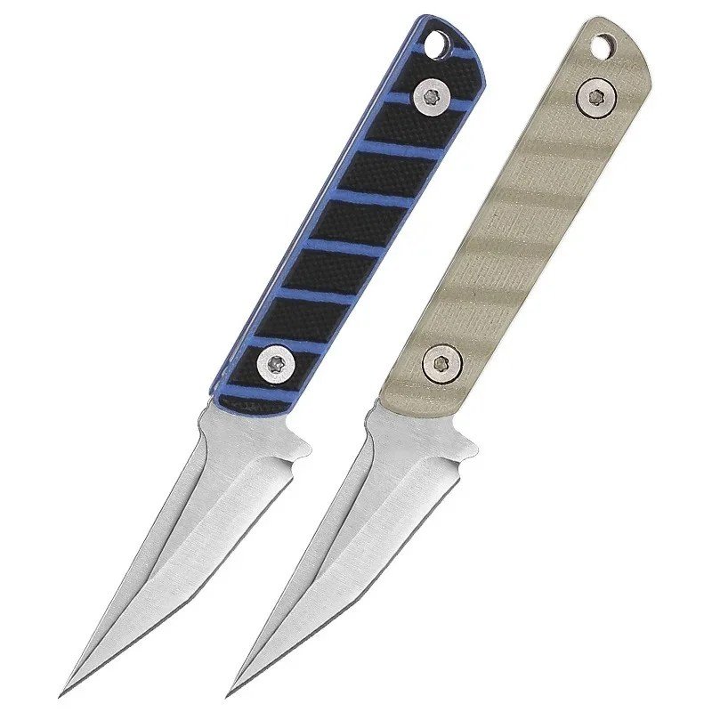 G10 Handle Neck Knife &ndash; Compact Fixed Blade Mini EDC Knife