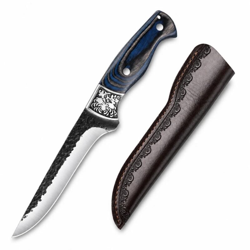 Hand-forged stainless steel boning knife