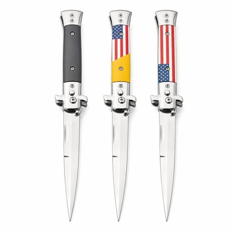 Classic Italian Stiletto Switchblade Knife &ndash; Automatic