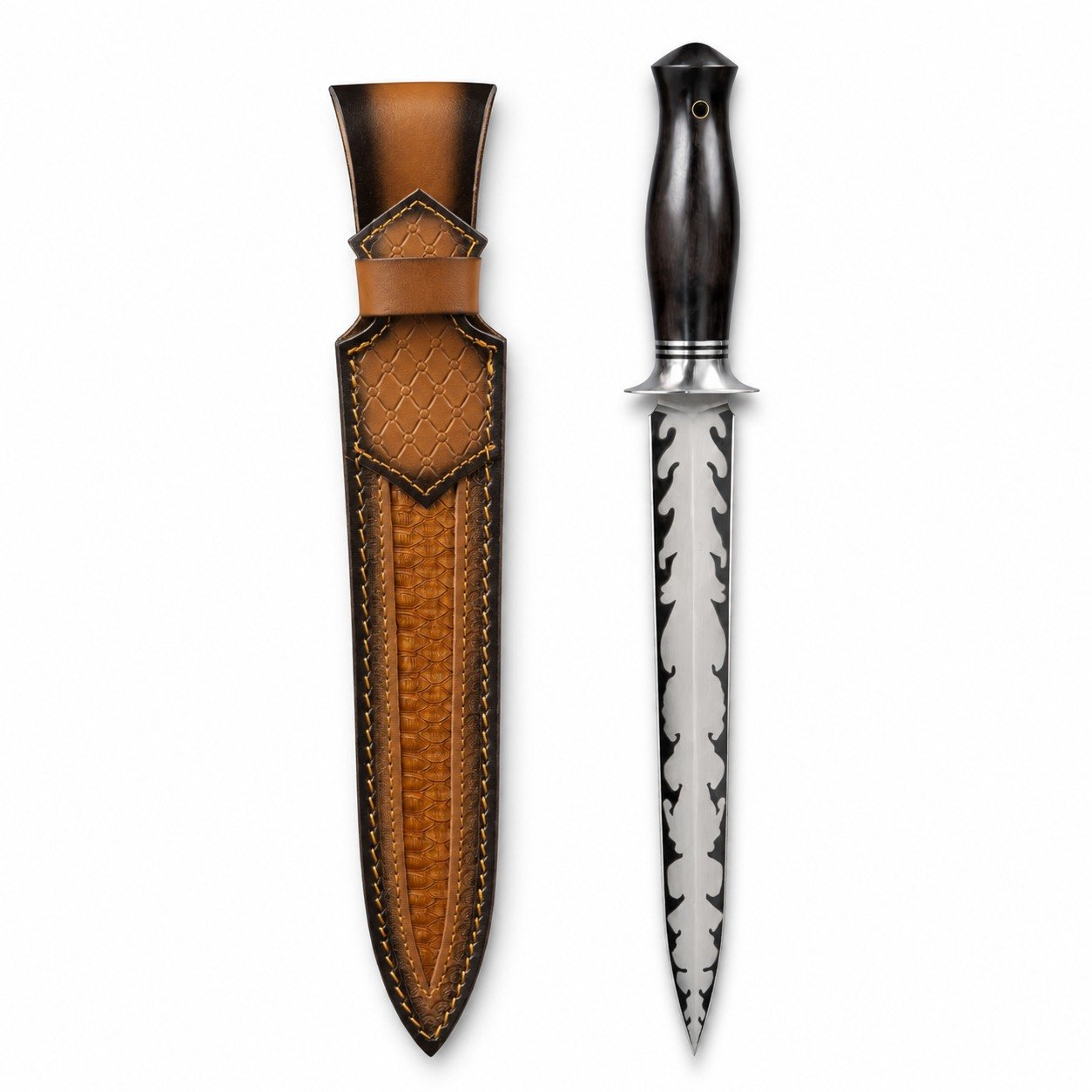 Demon Sword Double-Edged Fixed Blade Knife