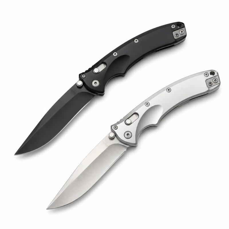 Microtech Amphibious Aluminum-Handle Folding Knife
