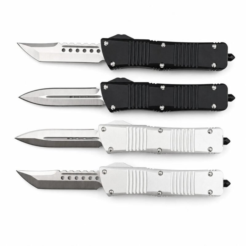 Microtech Big Dragon Gen 2 OTF Knife with Dagger and Claw Logos