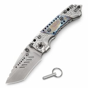 Miller Bros. T1 Heavy Folding Knife with Blue-Finish Handle