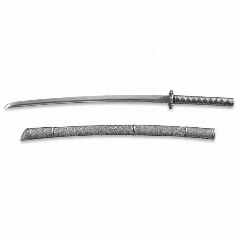 Silver Dragon Warrior Fixed Blade Knife