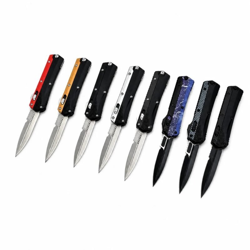 New Network Dot Zinc-handle Snake God OTF Knife