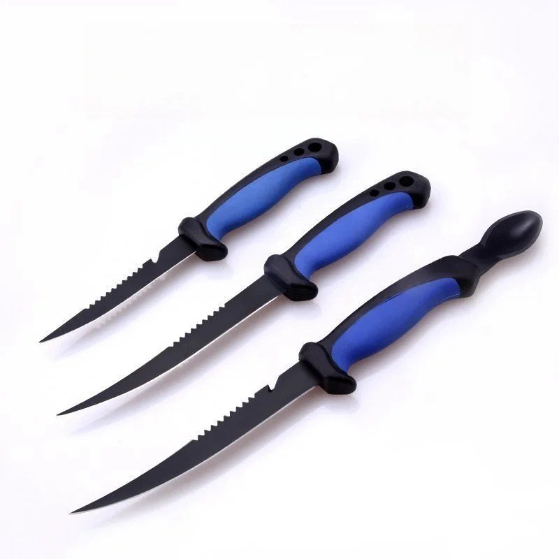 Stainless steel back tooth fish knife