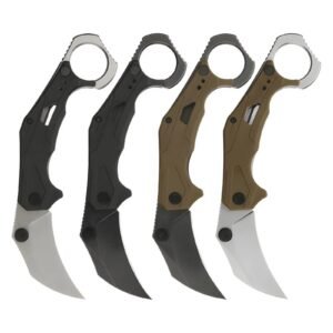 Coltello Karambit pieghevole &ndash; Coltello artiglio pieghevole multifunzione ad alta durezza per esterni
