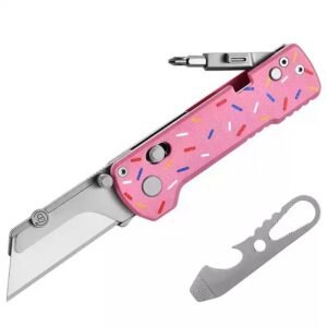 Oknife U1 Carbon Fiber/Donut Axis Lock Folding Knife Universal Utility Blade/Olight Pocket Knife
