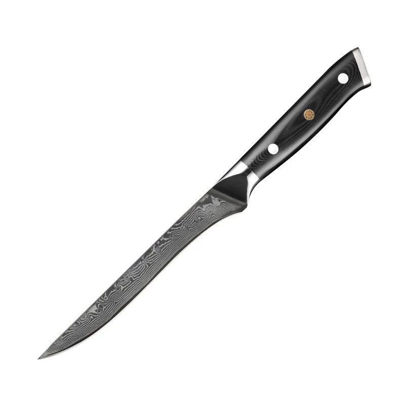 67-layer VG10 Damascus knife with G10 handle boning knife