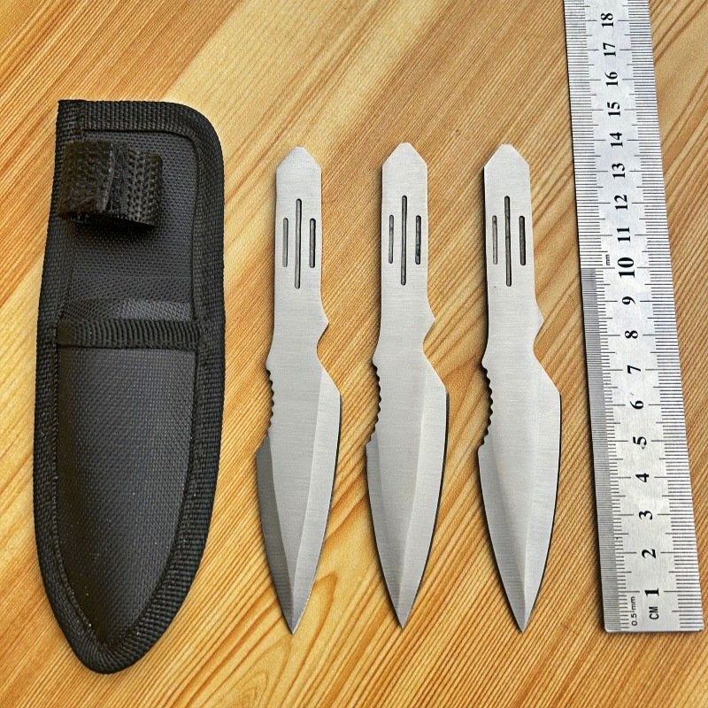 Practice Throwing Knife Set YF050 &ndash; 3-Piece, Satin