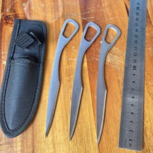 Practice Throwing Knife Set YF126 &ndash; 3-Piece, White