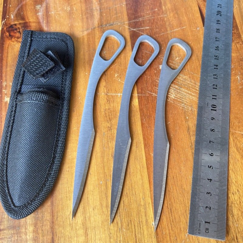 Practice Throwing Knife Set YF126 &ndash; 3-Piece, White