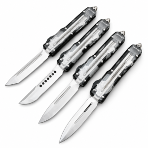 Clear Handle OTF Knife &ndash; Transparent Body